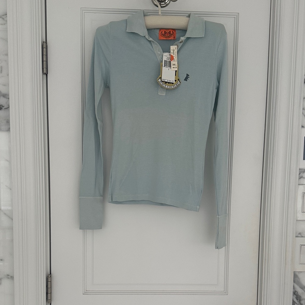 Sky Blue V-Neck Women's Sweater
